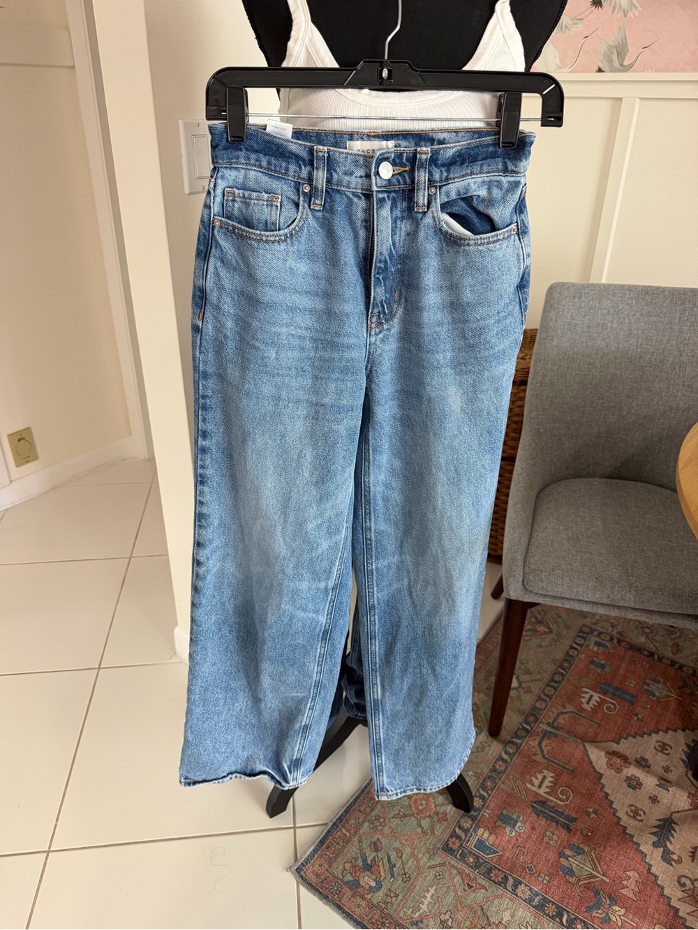 PacSun Cali Baggy Boyfriend Denim Jeans Blue Medium Wash Women 22x30